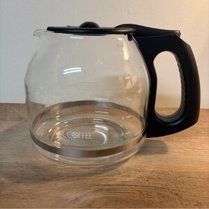 Mr. Coffee Black Glass Coffee Carafe
